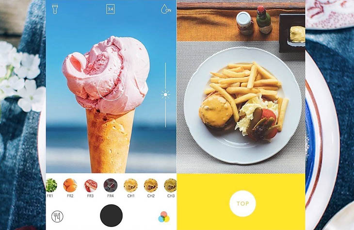 Foodie là app chỉnh ảnh đồ ăn trên điện thoại vô cùng nổi tiếng