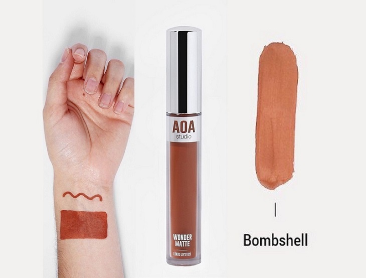 Son AOA Studio Wonder Matte Liquid Lipstick – Bomshell