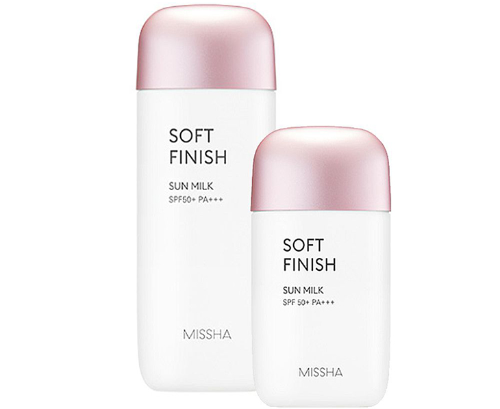 Kem chống nắng cho da dầu Missha Soft Finish Sun Milk SPF 50+