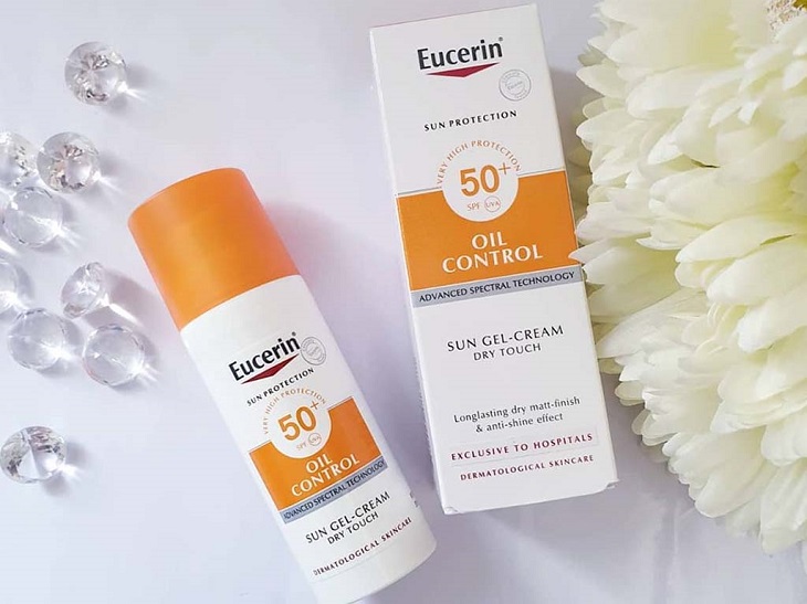 Kem chống nắng Eucerin Sun Gel-Cream Dry Touch Oil Control SPF50+