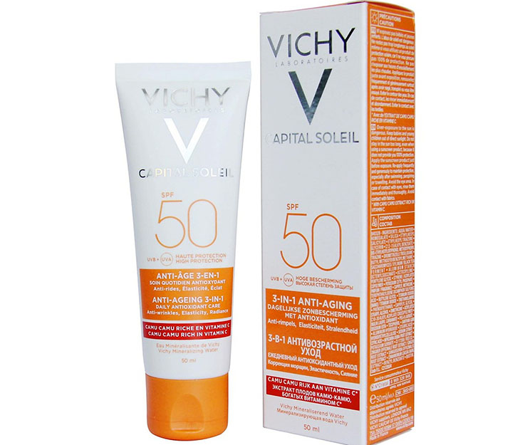 Kem chống nắng Vichy Ideal Soleil Anti-Ageing SPF 50 PA+++