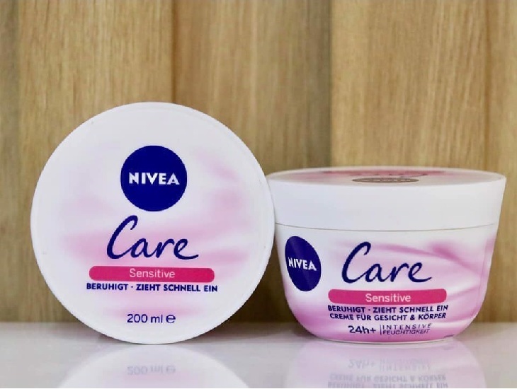 Nivea Care Sensitive có thể dùng được cho cả mặt và body