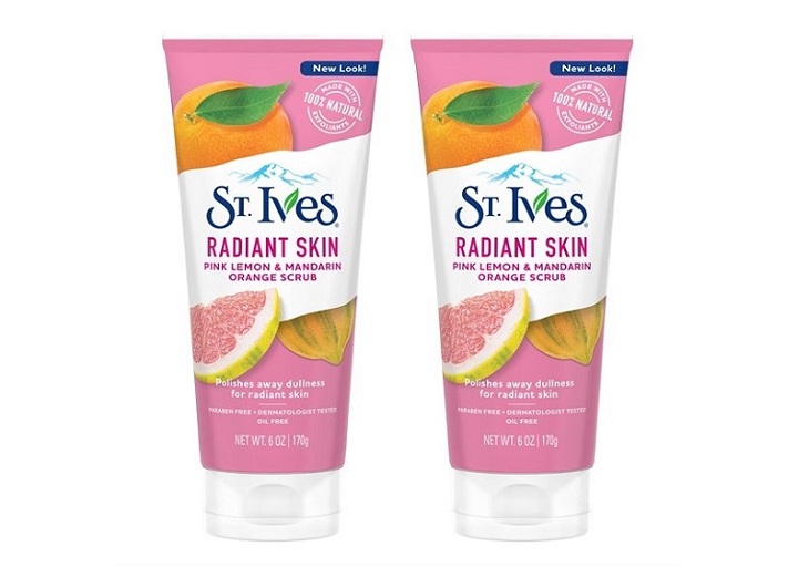 Sữa rửa mặt St.Ives Radiant Skin Pink Lemon And Mandarin Orange Face Scrub