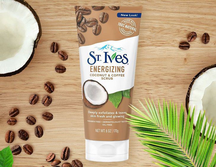 St.Ives Energizing Coconut And Coffee Face Scrub