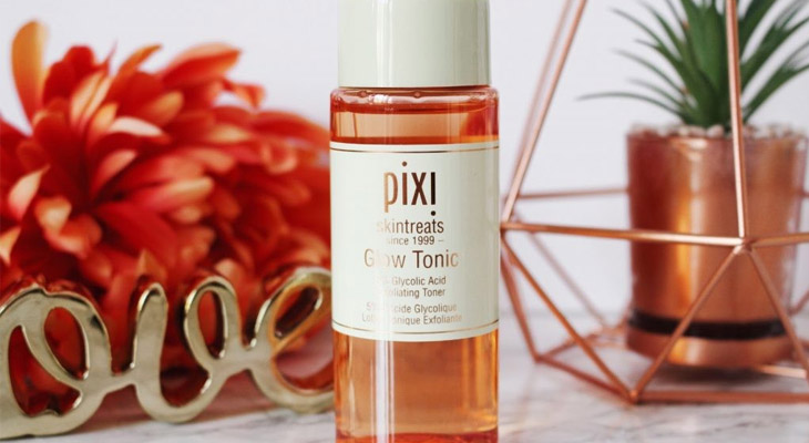 Pixi Glow Tonic 5% AHA giảm mụn và làm sạch da khá tốt