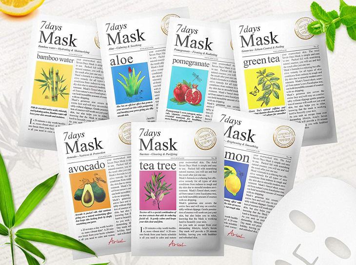 Mặt nạ giấy Hàn Quốc Ariul 7 Days Mask Tea Tree
