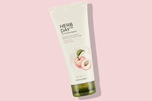 [Review A - Z] Sữa Rửa Mặt Herb Day 365 Đào Của The Face Shop