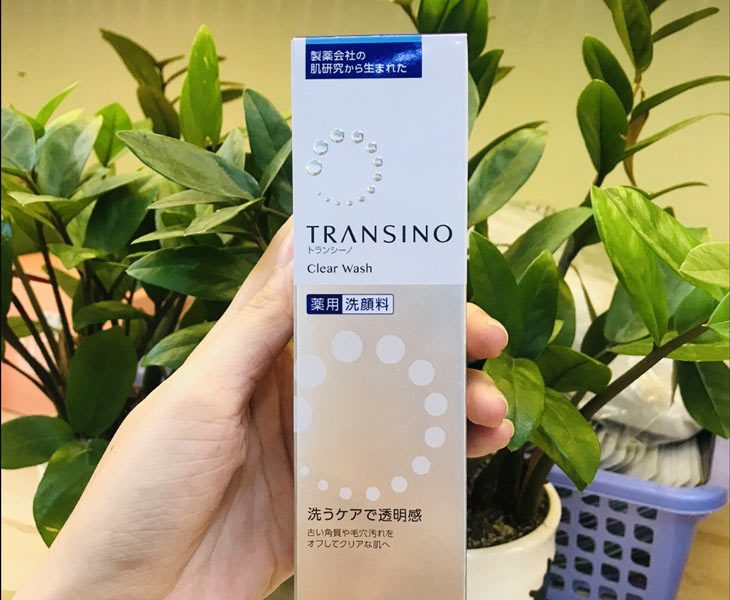 Sữa rửa mặt Transino của thương hiệu mỹ phẩm hàng đầu tại Nhật Bản