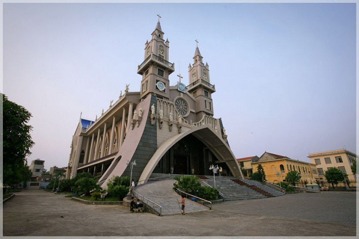 Nhà thờ Chính Tòa là một địa điểm chụp ảnh đẹp ở Thái Bình