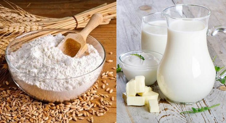 Công thức làm trắng da cực an toàn từ sữa tươi và bột gạo