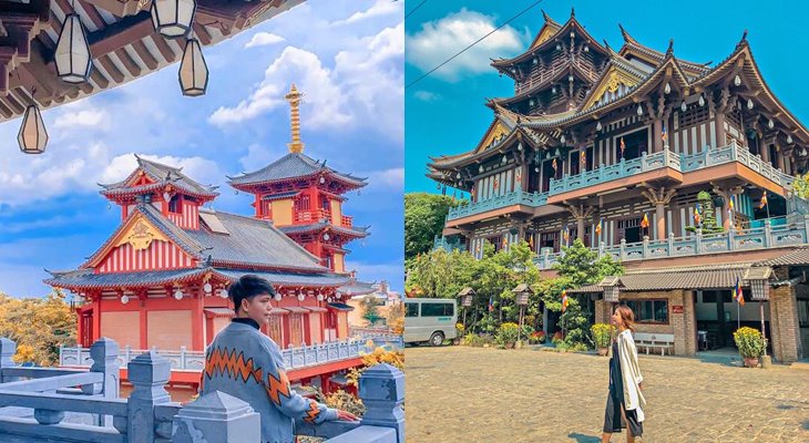 Tu viện Khánh An với kiến trúc đậm chất Nhật Bản