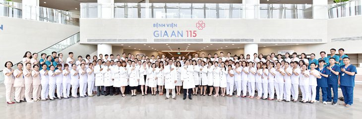 Đội ngũ bác sĩ tại bệnh viện Gia An 115