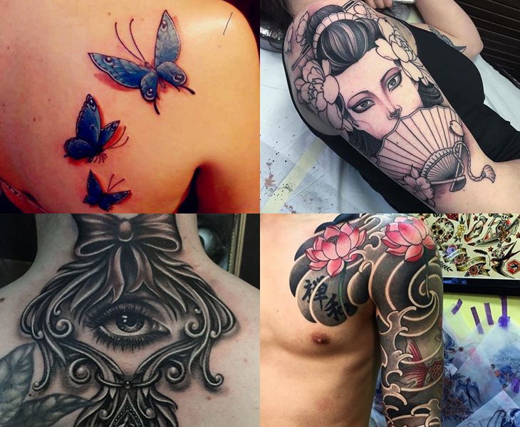 Những hình xăm cá tính được thực hiện bởi Tattoo Phi Dũng