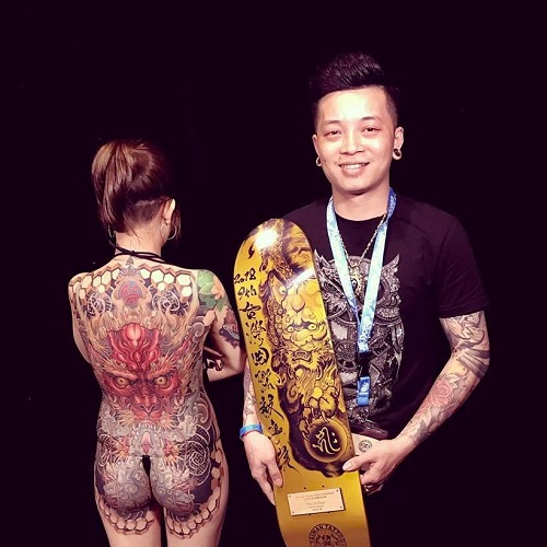 Lâm Việt tattoo từng giành được rất nhiều thành tích nổi bật