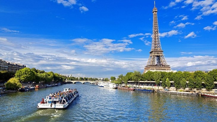 Sông Seine dịu dàng giữa lòng Paris hoa lệ