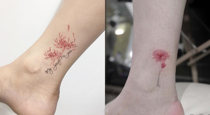 Giảm giá 9 mẫu hình dán hoa bỉ ngạn cổ phong  miếng dán hình xăm tatoo  mini đẹp dành cho nữ kích thước 10x6cm1 tấm  BeeCost