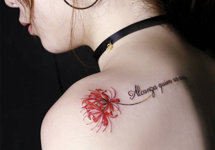 Giảm giá 9 mẫu hình dán hoa bỉ ngạn cổ phong  miếng dán hình xăm tatoo  mini đẹp dành cho nữ kích thước 10x6cm1 tấm  BeeCost