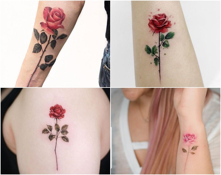 Tự tin khoe cá tính cùng 5 mẫu hình tattoo hoa đầy gợi cảm cho nàng