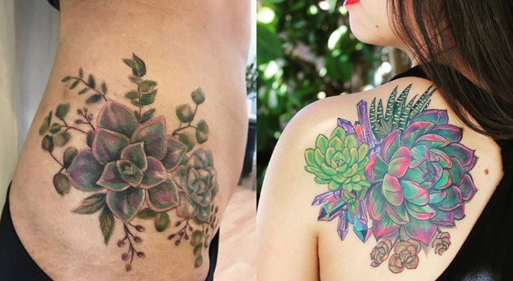 Hình tattoo hoa sen đá cực đẹp và ý nghĩa