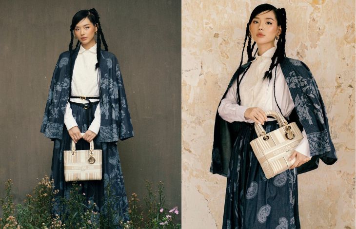 Tạo dáng chụp ảnh với túi xách sành điệu như cô em trendy Khánh Linh