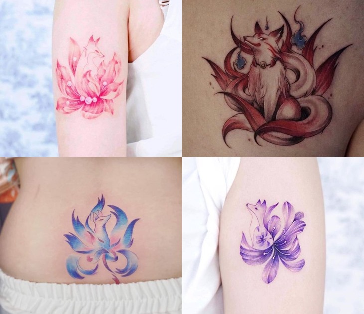 Hình xăm Hồ ly 9 đuôiCáo chín  Đỗ Nhân Tattoo Studio  Facebook