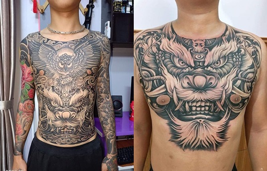 Tuấn Tattoo  Hình xăm rồng mặt quỷ đc thực hiện tại BTB  Facebook