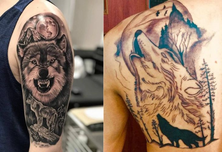Hình xăm chó sói đẹp Với sức sống  Kirin Tattoo Studio  Facebook