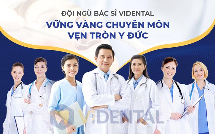 Đội ngũ y bác sĩ tại Vidental có nhiều kinh nghiệm trong chỉnh nha