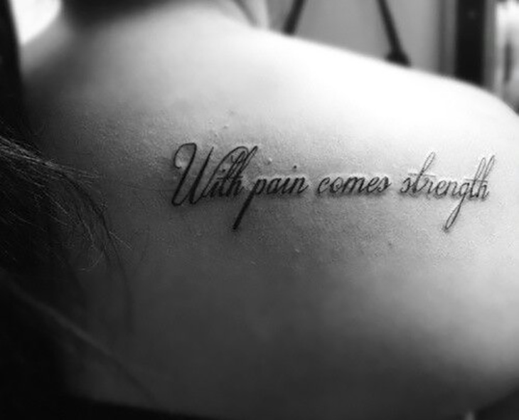 “With pain comes strength” - Biến nỗi đau thành sức mạnh