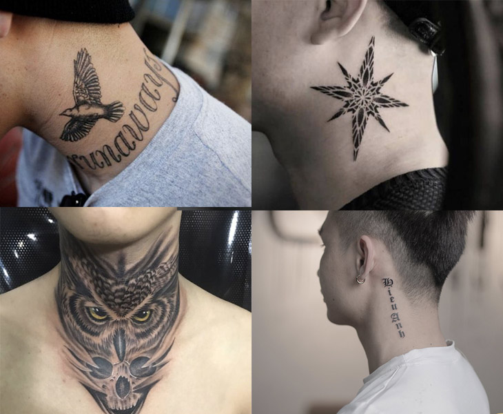 Các mẫu tattoo ở cổ đẹp nhất