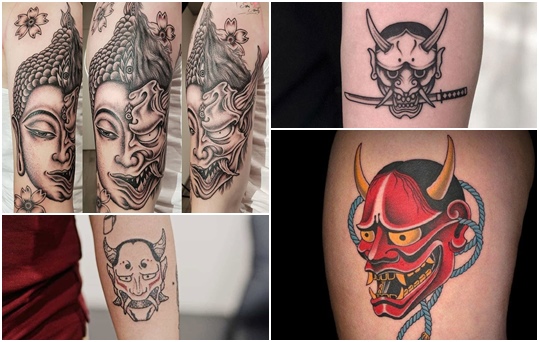 7 Hình Xăm Mặt Quỷ Dạ Xoa Đơn Giản, Độc Lạ Cho Dân Ghiền Tattoo