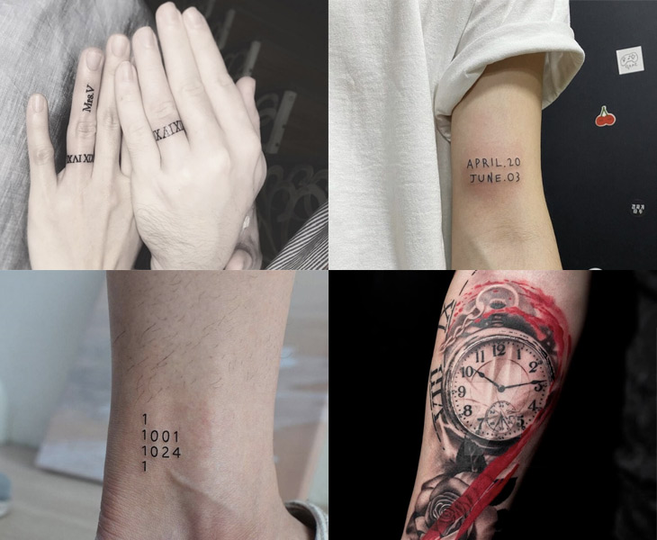 Trổ Mini Tattoo  Hình xăm số ngày tháng năm sinh ý nghĩa  Facebook
