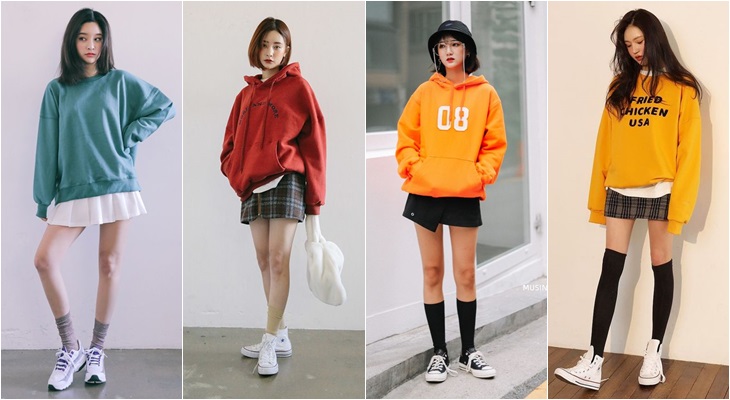 Chia sẻ hơn 52 về hoodie và chân váy dài  Du học Akina