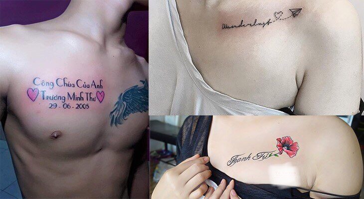 300 mẫu hình xăm chữ tên  Ý nghĩa vị trí tattoo chữ đẹp