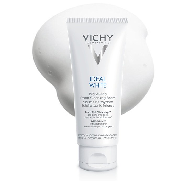 Sữa rửa mặt tạo bọt dưỡng trắng da Vichy IW Brightening Deep Cleansing Foam