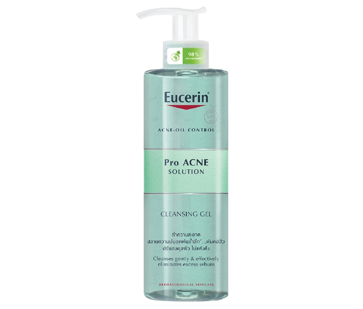 Sữa rửa mặt giúp se khít lỗ chân lông Eucerin ProAcne Solution Cleansing