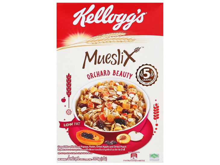 Ngũ cốc cho người ăn kiêng Kellogg's Mueslix Orchard Beauty